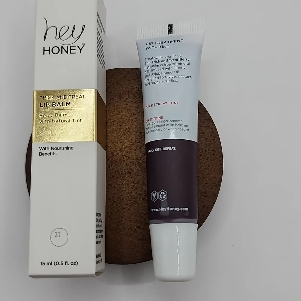Hey Honey Trick and Treat Lip Balm- Berry Balm with Natural Tint